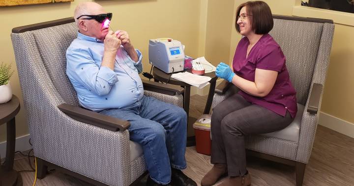 Coronavirus-Noses-being-sanitized-at-an-Edmonton-seniors-home-odine-biomedical-groyourbiz-carolyn-cross-global-news